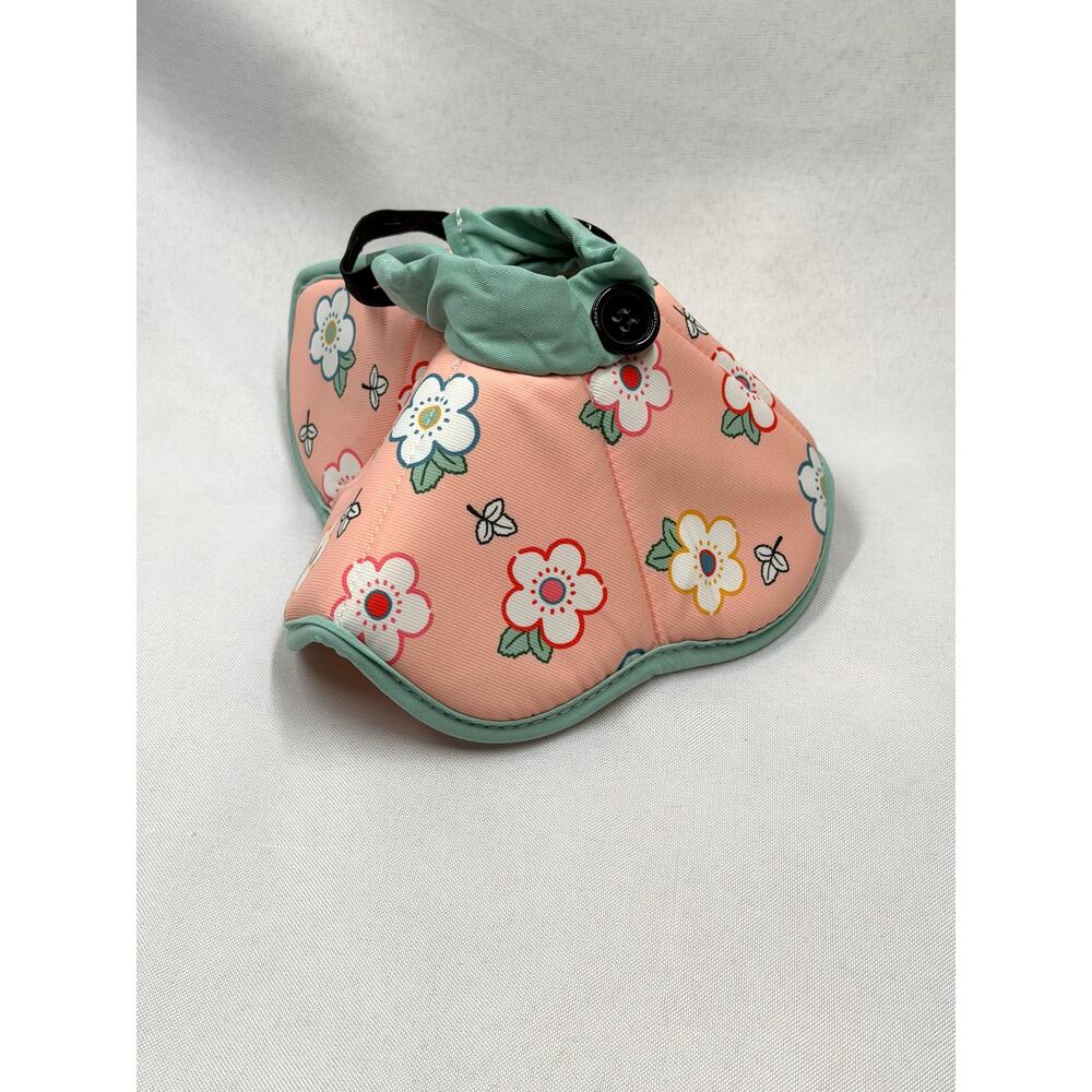 Small Floral Pet Recovery Cone for Dogs Cats Adjustable Soft E-Collar New